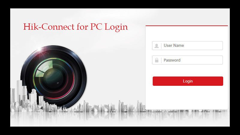 Hik-Connect for PC Login